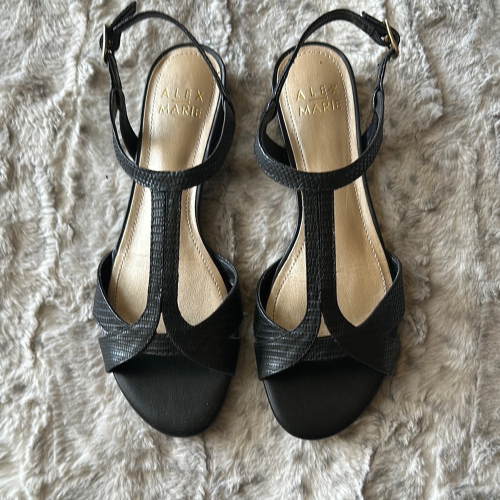 Alex Marie Black Women's Sandals